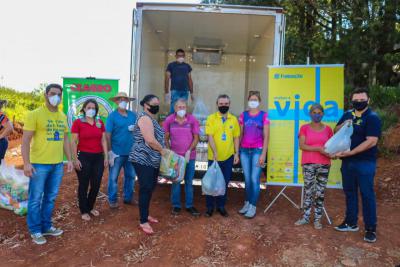 CEAGRO e FUNDAÇÃO BANCO DO BRASIL entregam Auxílio Gás para mais de 2700 famílias em situação de vulnerabilidade do PR  
